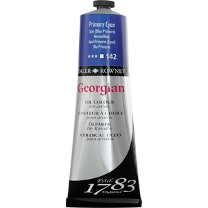 Daler Rowney Georgian Маслена боя Primary Cyan 225 ml 1 бр (111225142)