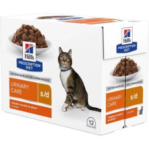 Hill's Prescription Diet s/d Пастет за грижа за пикочната система за котки 12 x 85 g