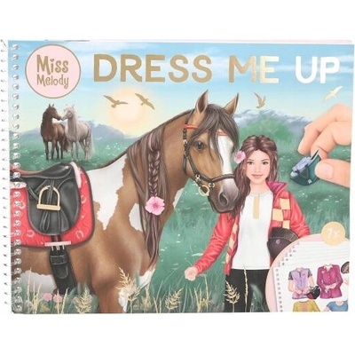 Omaľovánka s nálepkami Miss Melody Kone