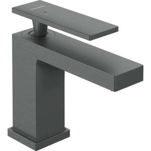 Hansgrohe Tecturis E - Кран за умивалник, за студена вода, EcoSmart+, матиран черен хром 73013340 (73013340)