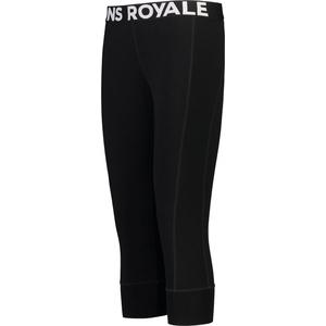 Mons Royale Дамско мериносово термобельо Mons Royale Women's Cascade Merino Flex 200 3/4 Legging Merino base layer - Black (115-1395-0114)