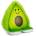 Thinking Gifts Поставка за телефон Plusheez Avocado (TG-PLA)