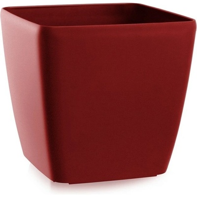 Flower Lover Quadrato Easy matt Kvetináč červená, 18 cm