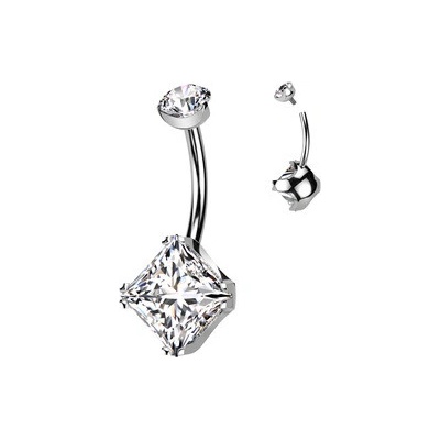 Šperky4U piercing do pupíku titan TIT1264-VM