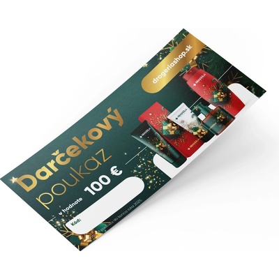 Vianočný darčekový poukaz Hodnota: 100 €