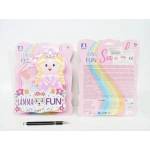 Gazelo MURALS FOR DOLLS, with llama, princess, blist