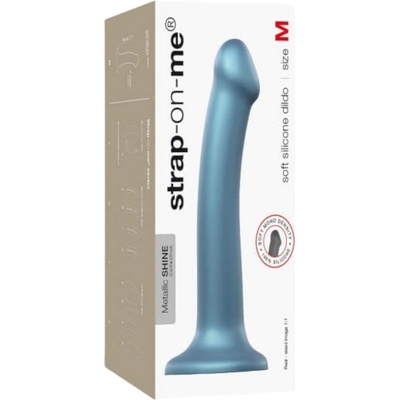 Strap-on-me Metallic Shine M vhodný pre pokožku stredný metalická modrá