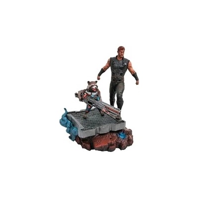Diamond Marvel Premier Avengers 3 Thor & Rocket 30cm
