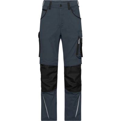 James & Nicholson JN1832 Pracovné nohavice carbon/black