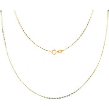 SAVICKI Синджирче Savicki 1, 7 мм: двуцветно злато, 585, плочка