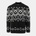 Firetrap Пуловер Firetrap Pattern Crew Jumper Men - Black/Mono