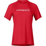 Norrøna Дамска фланелка с къс ръкав за колоездене Norrøna Women's Fjørå Equaliser Lightweight T-Shirt Cycling jersey - Arednalin (156-2577-0113)