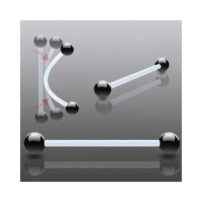 Šperky4U piercing do jazyka PTFE PJ01069