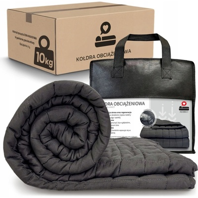 Łóżkoholicy Zátěžová deka 10 kg šedá 150x200
