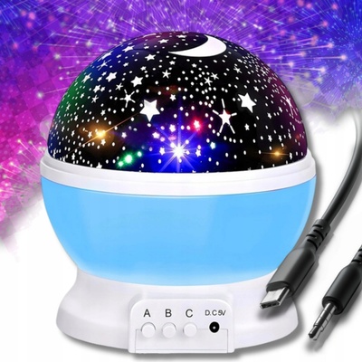 DISCO KOULE PROJEKTOR DISKOTÉKOVÝ LED RGB REFLEKTOR – Zboží Dáma