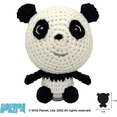 Ръчно плетена играчка, Панда 12см. Wild Planet (K8685)