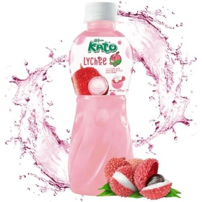 Kato Lychee Juice With Nata de Coco Jelly 320 ml