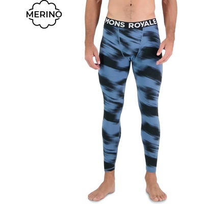 Mons Royale Cascade Merino Flex 200 Legging blue motion 23/24