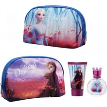 EP Line Disney Frozen EDT 50 ml + sprchový gel 100 ml + kosmetická taštička dárková sada