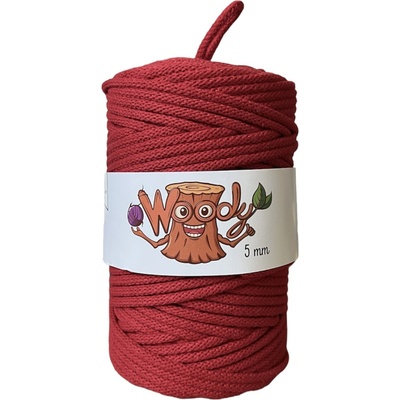 Woody Crafts Woody 5 mm – Červená (50m)