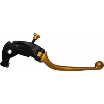 ACCOSSATO Adjustable folding lever ACCOSSATO LV020 in aluminium for Nissin radial brake master cylinder zlatá