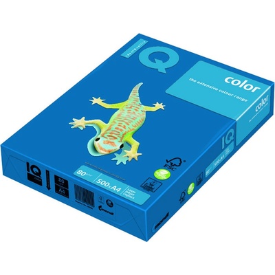 IQ Color barevný kancelářský papír modrá intensivní tmavá A4 80g