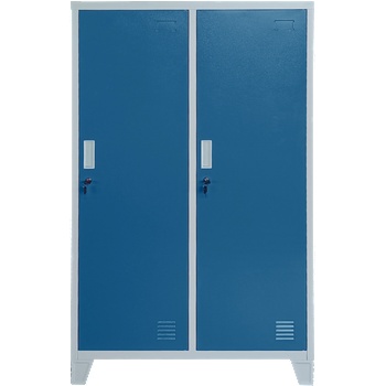 Carmen Метален шкаф Carmen CR-1604-2 JZ - Сив / син