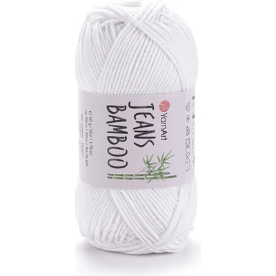 Yarn Art Jeans Bamboo 101 bílá