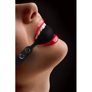 Image 1 of Ouch! Silicone Ball Gag Black