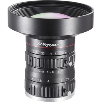 HIKROBOT SA1220M-10MP : : Machine-Vision обектив, FA Series, SA, 12мм, C-Mount, F2.0-F22, Ø 23мм (4-3'') (SA1220M-10MP)