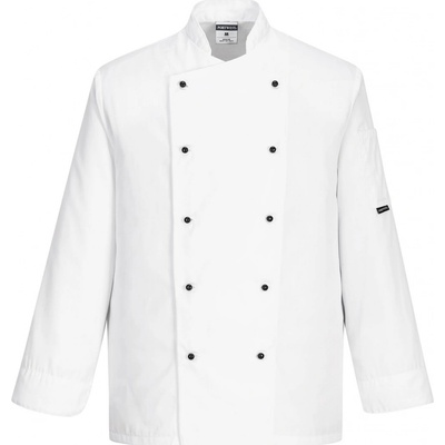Portwest Somerset Chefs C834 dlhý rukáv biely S
