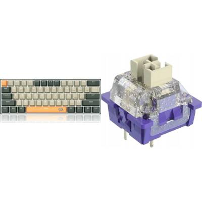 Redragon K606 Lakshmi Red K606-OG&GY&BK + A113 HP1 Panda Keycaps A113 HP1