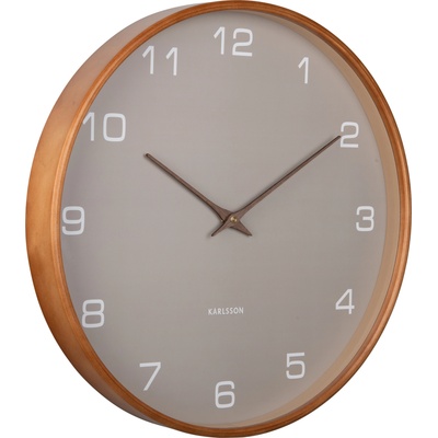 Karlsson Стенен часовник Acento светлосив (KA5993GY)