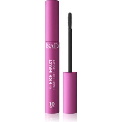 IsaDora The 10 Sec High Impact Lenght & Lift спирала за удължаване и разделяне на миглите цвят 02 Intense Black 9ml