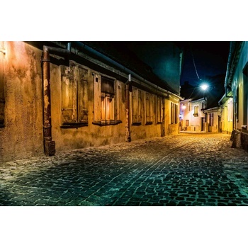 DIMEX ART s. r. o Флизелинов фототапет стара улица в сибиу 375 x 250 см