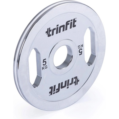 TRINFIT Olympijský kotouč ocelový PREMIUM 5 kg 50 mm