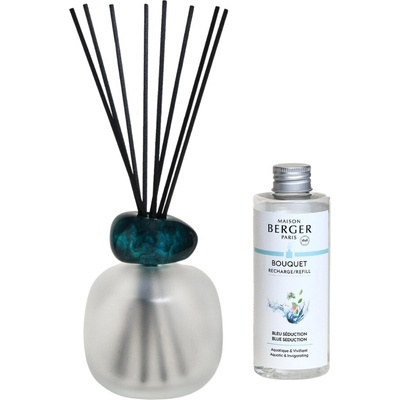 Maison Berger Paris Darčeková sada aróma difuzér Mineral Frosted + náplň Blue Seduction 180 ml