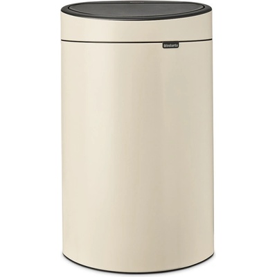 Brabantia Кош за боклук Brabantia Touch Bin New 1005543, 40 л, Плавно и безшумно отваряне, Голям отвор, Бежов (1005543)