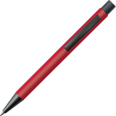 MACMA Пластмасова химикалка с метален клип, син (00219-А-СИН)