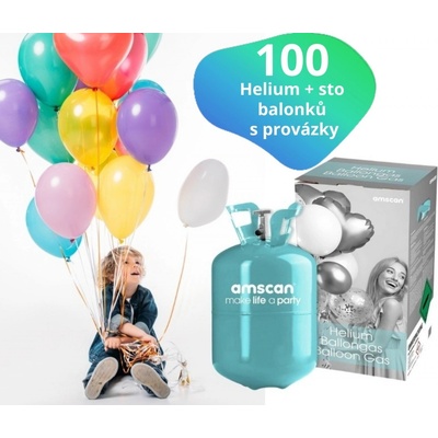 balonky.cz Helium sada balónky mix barev