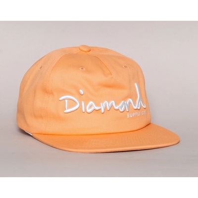 Diamond Supply Co. OG Script Structured oranžová