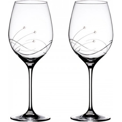 Bohemia Crystal Sklenice na červené víno přátelská souprava Kathe 2 ks 470 ml