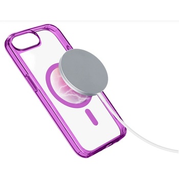 Cellularline Калъф Cellularline - Iconic Mag, iPhone 16e, MagSafe, розов (ICONICMAGIPHSE4P)