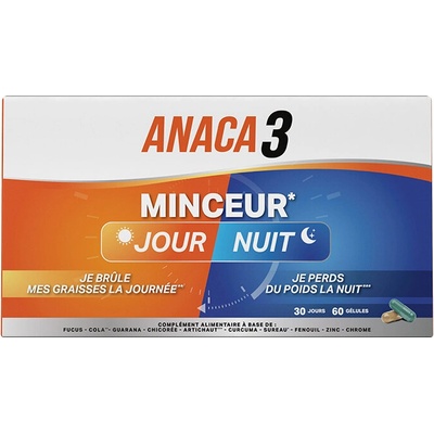 Anaca3 Анака3 Програма за оптимално телесно тегло Ден и Нощ 60 капсули | Anaca3 (336973 NTRV)