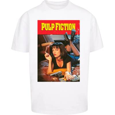 MERCHCODE Тениска Pulp Fiction Poster Oversize Tee white XXLUB-MC896-00220 - , размер 4XL