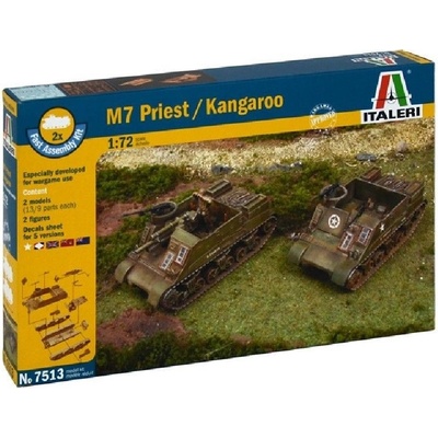 Italeri Fast Assembly military 7513 M7 PRIEST KANGAROO 1:72