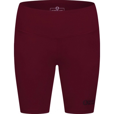 Nordblanc Dámské krátké fitness legíny NBSPL8036 VÍNOVÁ