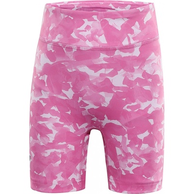 Alpine Pro Elo Dívčí rychleschnoucí šortky KPAE344 neon pink