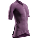 X-Bionic Дамска фланелка с къс ръкав за колоездене X-Bionic Women's Xceed Ride Jersey S/S Cycling jersey - Heather / Lavender Night (156-2323-0312)