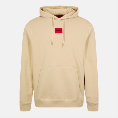 HUGO BOSS Суичър Hugo Mens HUGO Daratschi Drawstring Hoodie - Contemporary Streetwear Design - Open Beige 285